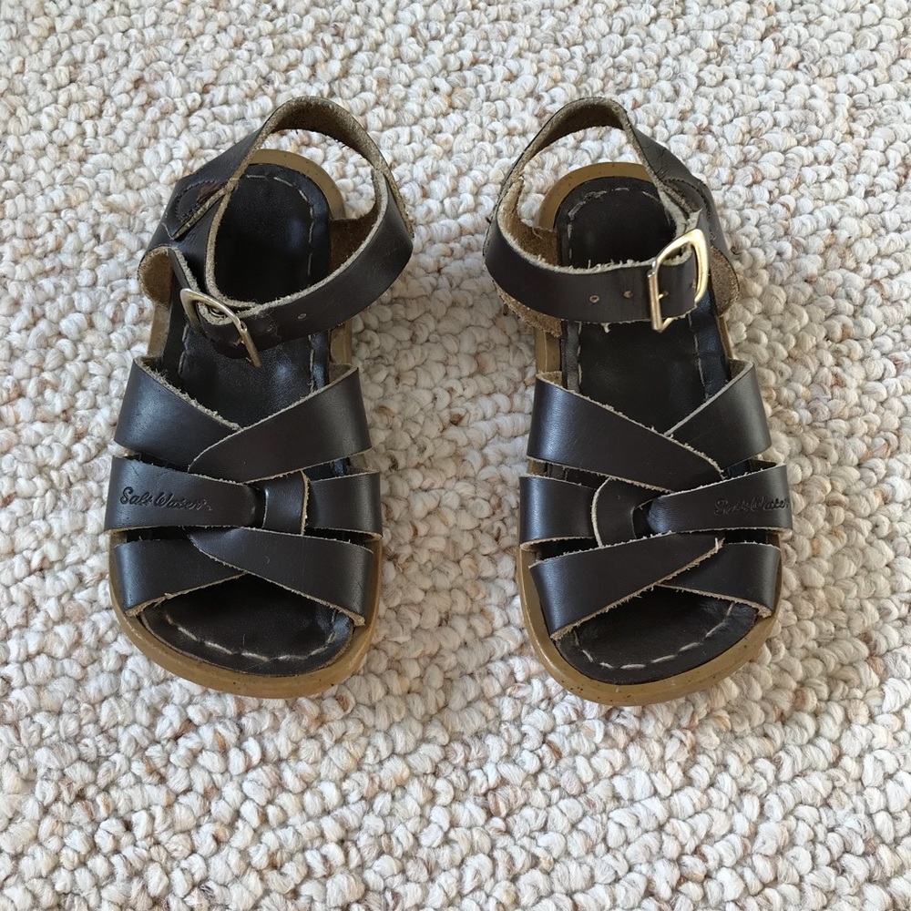 Salt Water Sandals Toddler 7 Brown